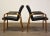 Mid-Century Modern Ekornes Blue Leather and Teak Lounge Chairs - a Pair For Sale - Image 3 of 9