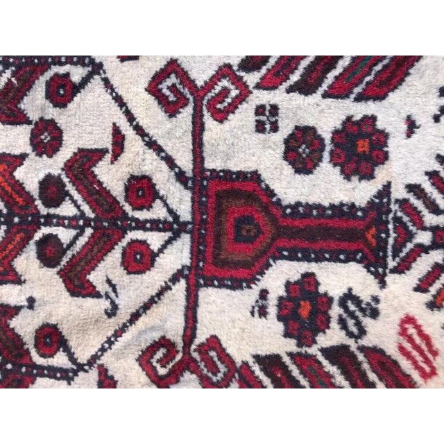 Vintage Turkmen Baluch Rug For Sale - Image 6 of 12