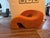 1960s 1960s Italian Sess Chaise Longue Attributed to Nani Prina for Sormani in Orange Velvet For Sale - Image 5 of 6