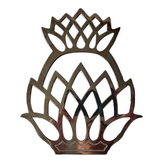 Pineapple Trivet With Hanger - 'Italy - Leonard Silverplate'. For Sale