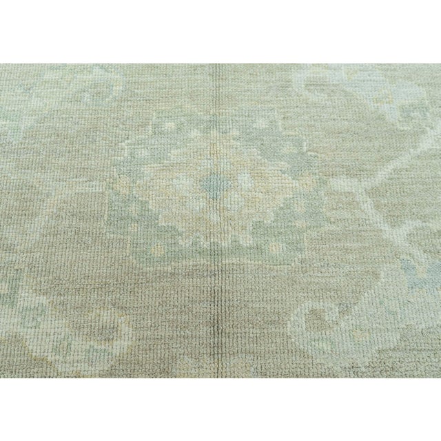 Turkish Turkish Oushak Rug 6'2" x 8'9" #19316 For Sale - Image 3 of 8