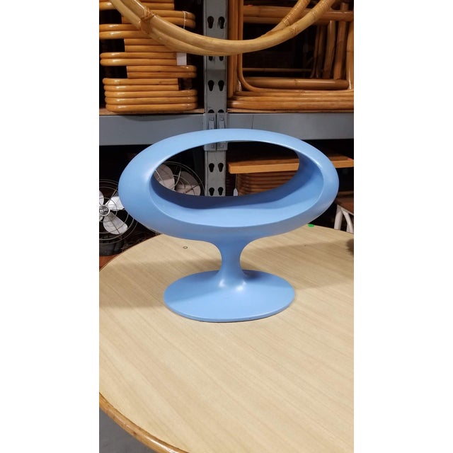 This is an original William Emmerson 1960s style Space Age Mod side table made circa 2006. A striking piece of furniture...