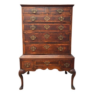 English George II Vernacular Highboy For Sale