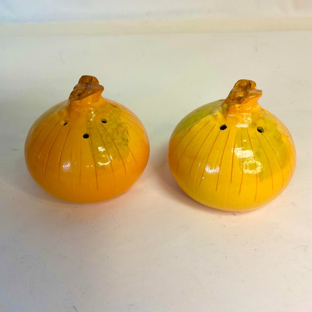 How fun and summery is this pair of tomato Salt and Pepper Shakers? They are in the Trompe L’Oeil style and are a large...