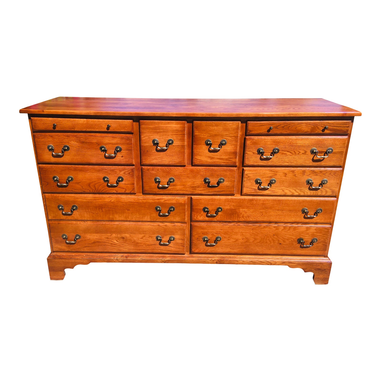 Keller Furniture Oak Chest of Drawers Chairish