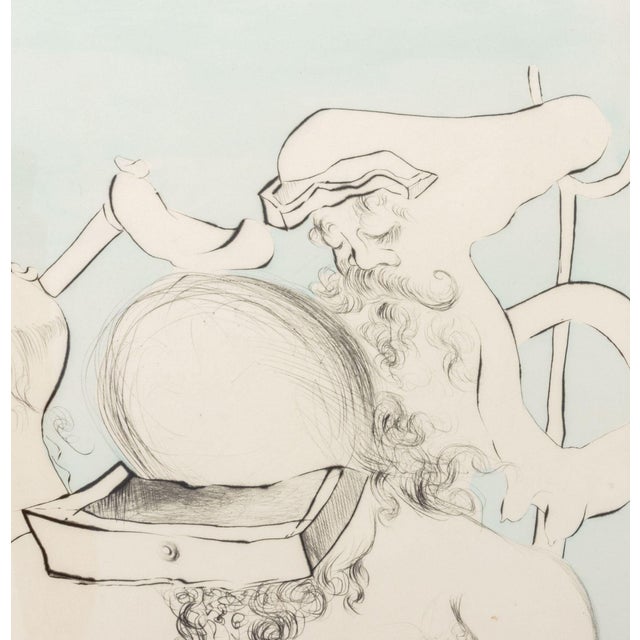 1970s Salvador Dali "Expulse Comme Un Megot..." Etching For Sale - Image 5 of 11