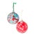 Vintage Hand Blown Glass Christmas Ornaments – Artisan Swirl Design, Set of 2 For Sale
