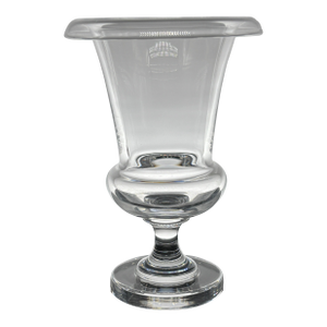 1950s Steuben Crystal Bud Vase –Petite Pedestal Urn Form, American Art Glass