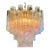 Modern Pink Murano Tronchi Glass Chandelier For Sale