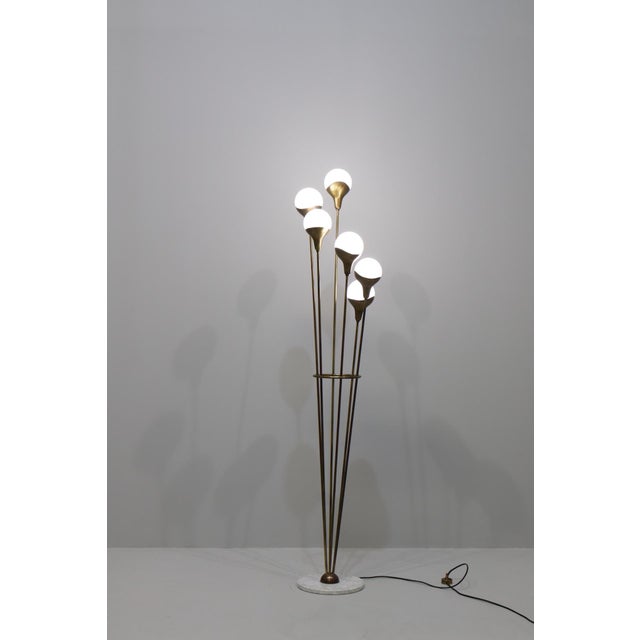 Metal Vintage Tree Floor Lamp from Stilnovo, 1960s For Sale - Image 7 of 15