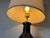 Ceramic 1960s Mid-Century Modern Bitossi Style Blue Glazed Ceramic Table Lamp For Sale - Image 7 of 14
