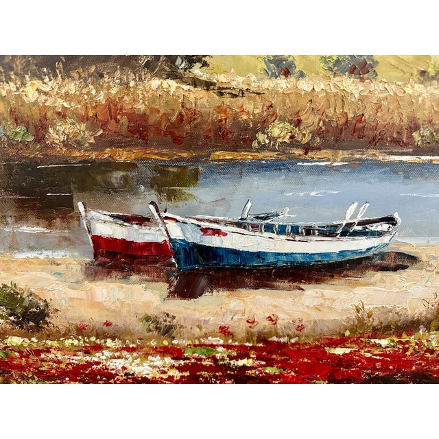C. Giliano Grand-Scale Italian Countryside Oil Paintings – Pair For Sale - Image 12 of 18