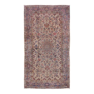 Antique Persian Kerman Rug - 09'07 X 17'06 For Sale