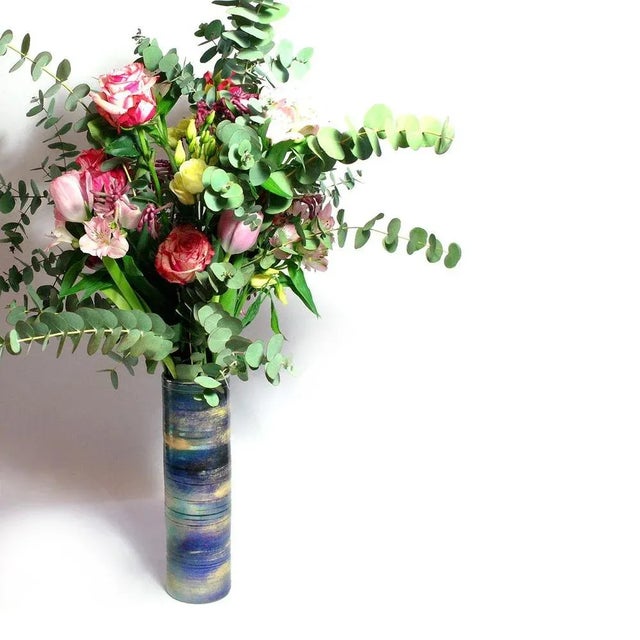 Contemporary Shantung Spring Vase by Ceramiche Lega For Sale - Image 3 of 6