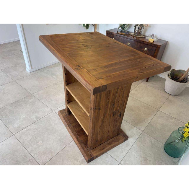 Wooden Sales Table in Pine For Sale - Image 18 of 18