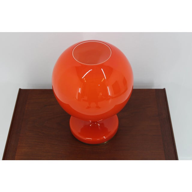 Made in Czechoslovakia - Made of opaline glass - Re-polished - Fully functional - Original condition. This piece is...