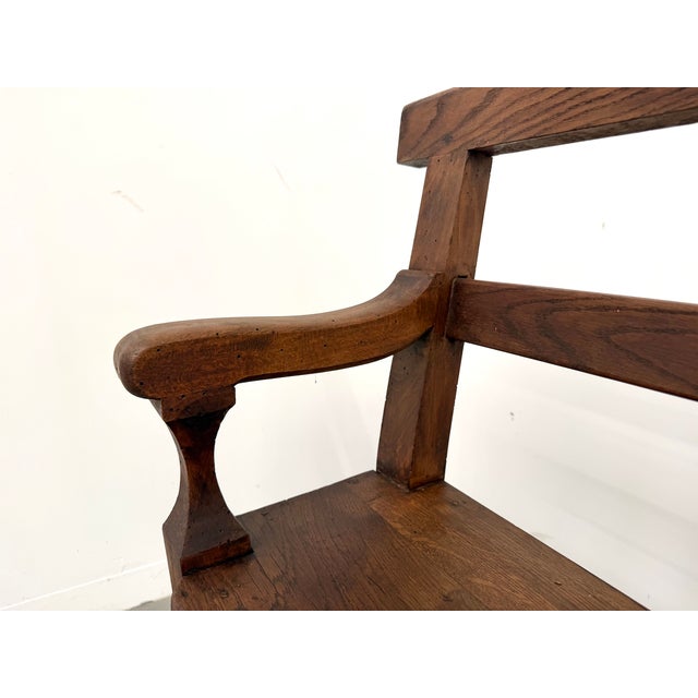 Oak Community Bench, 1900 For Sale - Image 18 of 18