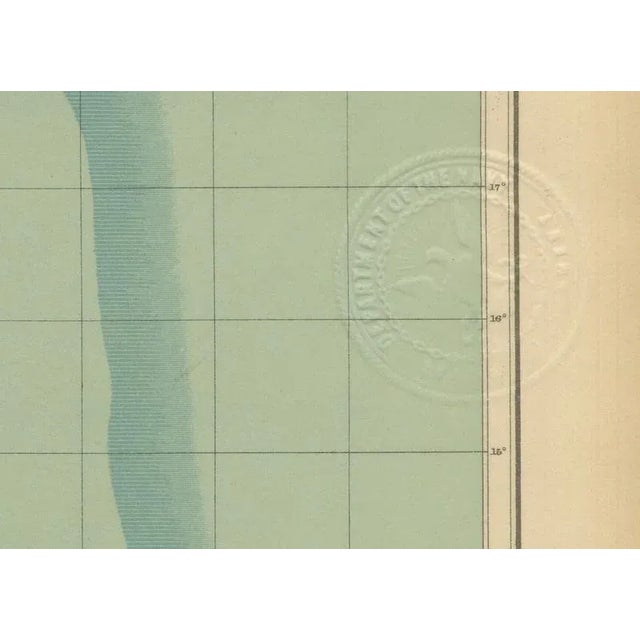 Orographic Map of the Philippine Islands, 1899 For Sale - Image 9 of 10