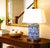 Ralph Lauren Blue and White Table Lamps - A Pair For Sale - Image 10 of 10