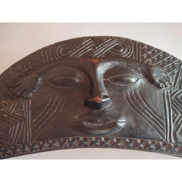 Antique African Tribal Art Kuba Tukula Box, Congo 1950s, in Very Good conditions. Designed 1950 to 1959