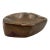 Luxury Fossil Brown Marble Ashtray Bowl, France 1970s For Sale
