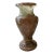 Transitional Honey Marble Onyx Vase For Sale