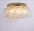Large Brass and Murano Glass Tubes Flush Mount attributed to Doria, Germany, 1960s For Sale - Image 11 of 15