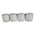 Vintage Taiwan Tatung China Porcelain Sake Cups, Set of 4, Foo House For Sale