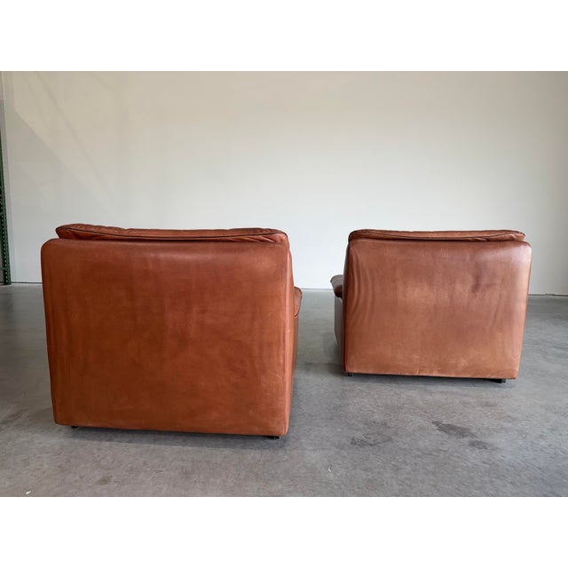 De Sede Attrb Ds-66 Lounge Chair, a Pair. Switzerland c.1970’s For Sale - Image 9 of 12