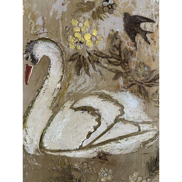 Vintage Painted Armoire with Chinoiserie, 1920s For Sale - Image 13 of 16