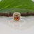 2020s 1.8Ct Bi-Color Tourmaline Ring With Earth-Mined Diamond Accents: Solid 14k Gold, Size 6.75 For Sale - Image 5 of 9