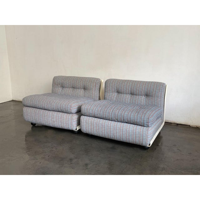1960s Italian Amanta Chairs, Mario Bellini, 1960s For Sale - Image 5 of 10