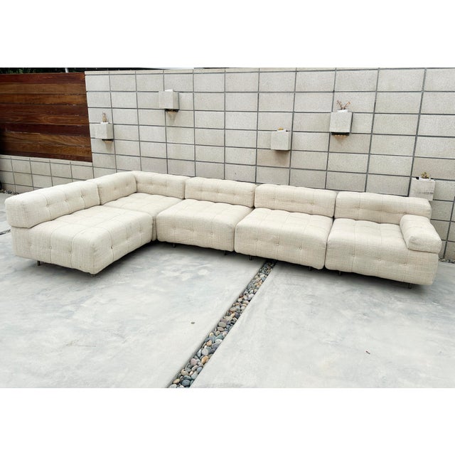 Textile Vintage Modern Harvey Probber Sofa Sectional Cubo a List For Sale - Image 7 of 11