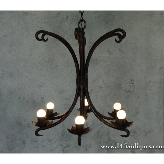 Spanish Wrought Iron Chandelier Chairish