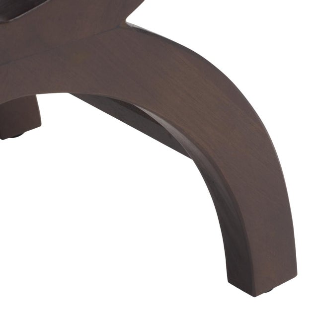 Wood Maxine Accent Table with Storage Drawer in Walnut For Sale - Image 7 of 10