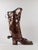 Italian Mid-Century Copper Western Boot Umbrella Stand, Repoussé Decoration, 70s, 1970s For Sale - Image 3 of 18