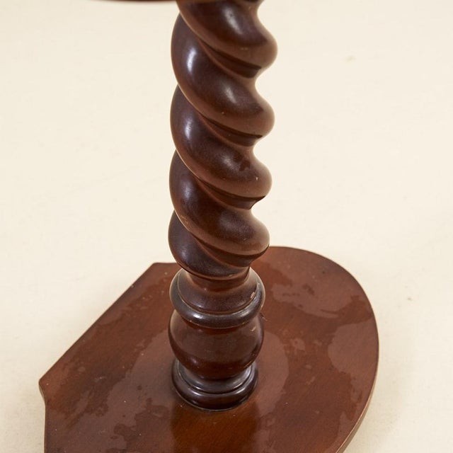 Pot Holder Column in Wood For Sale - Image 3 of 5
