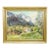 Alpine Landscape Oil Painting With Tyrolean Mountain Village For Sale