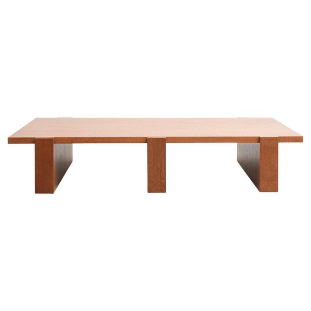 Oak Low Table by Dada Est. For Sale - Image 16 of 16