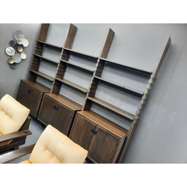 1970s Brutalist Living Room Set Model St. Moritzby Klaus Rausch, 1960s, Set of 7 For Sale - Image 5 of 18