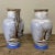 Metal Antique Hand-Painted Opaline Vases - a Pair For Sale - Image 7 of 13