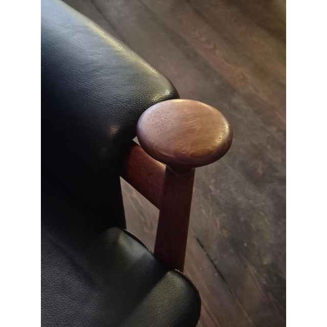 Wood Vintage Scandinavian Bwana Lounge Chair by Finn Juhl for France & Søn, 1960s For Sale - Image 7 of 15