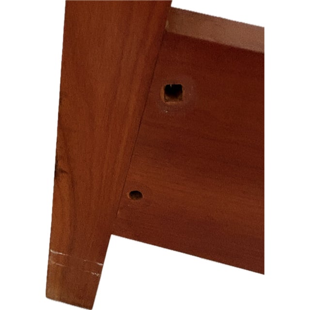 Wood Vintage Thos Moser Shaker Cherry Queen Headboard For Sale - Image 7 of 13