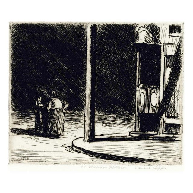 After Edward Hopper, Study for a Street Corner, Serigraph For Sale - Image 4 of 4