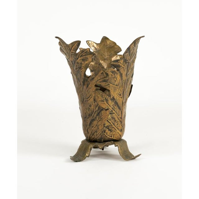 Bronze Umbrella Stand attributed to François Xavier & Claude Lalanne, France, 1970s For Sale - Image 6 of 14