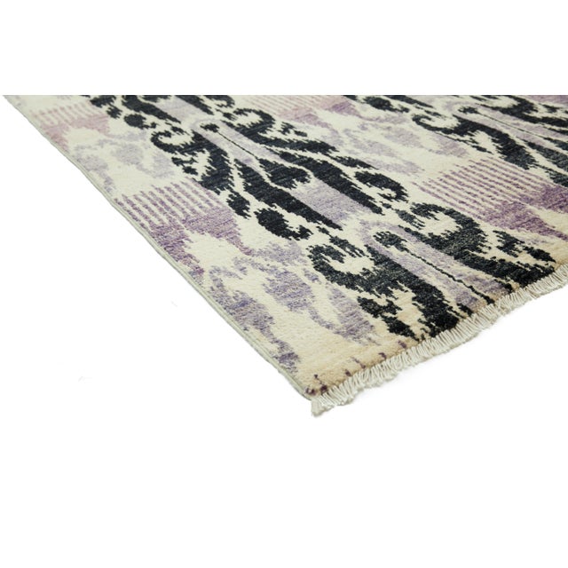 Oriental Ikat Handmade Area Rug 9 X 12 Chairish