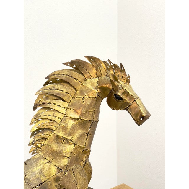 Brass Horse by Artis Luciano Bustamante For Sale - Image 9 of 11