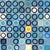 484 Circles v.2 - Large Abstract Original Contemporary Blue Geometric Acrylic and Oil Pastel Painting For Sale - Image 4 of 9
