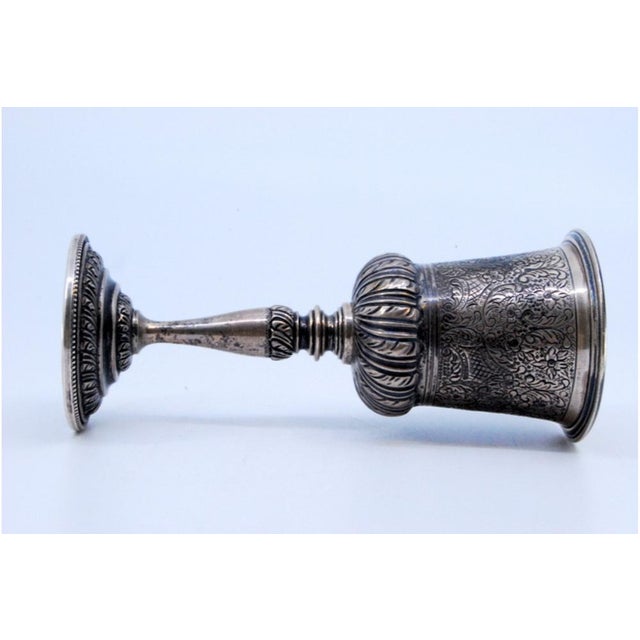 Silver Silver Chalice with Reliefs For Sale - Image 8 of 11