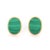 Not Yet Made - Made To Order Malachite Oval Shape Bold Stud Earrings - 2 Pieces For Sale - Image 5 of 6